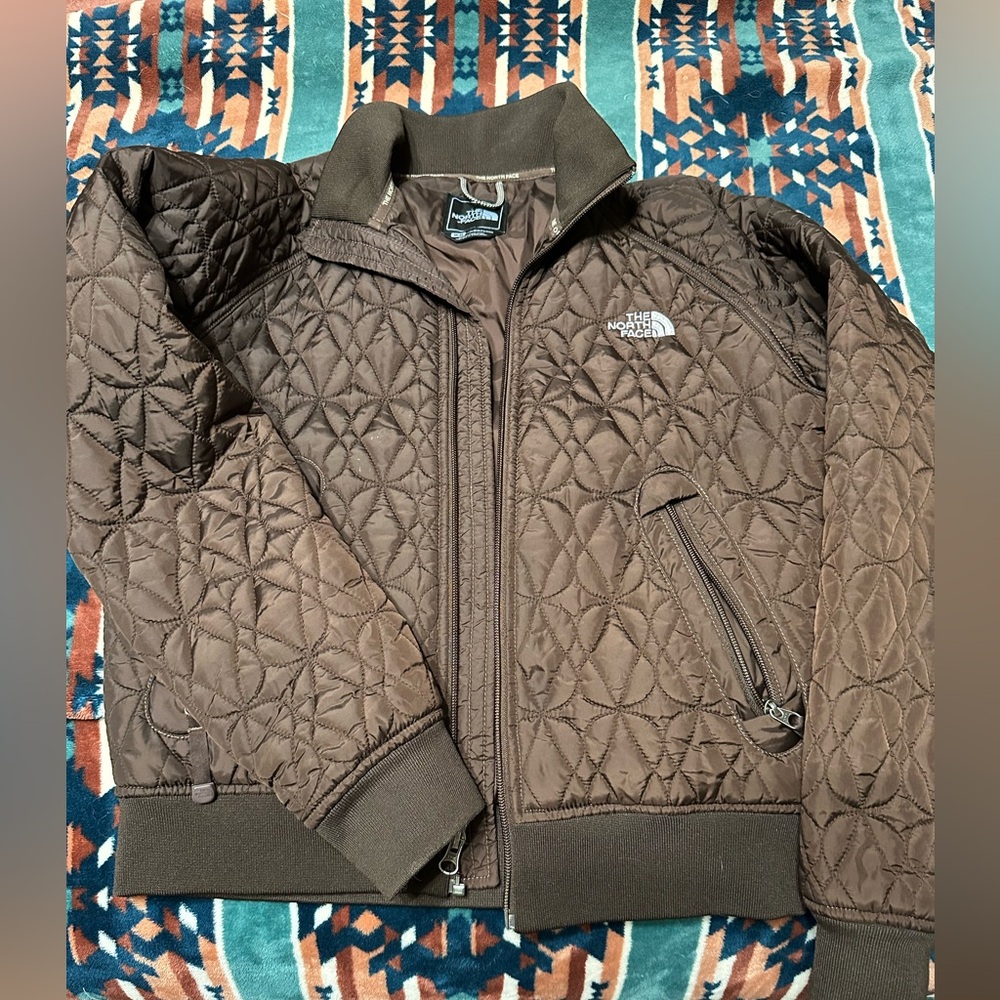 The North Face Brown Bomber Jacket